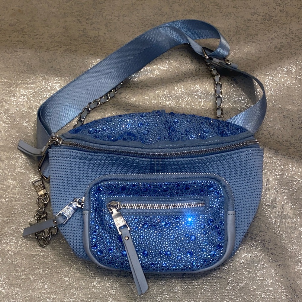 Steve Madden Sparkling Blue Crossbody Bag